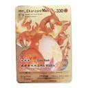 Cartão de colecionador metálico Pokémon – 1 unidade de carta lendária 4