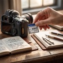 Cartão de memória CompactFlash CF 256 MB 4,2 x 3,6 cm Branco e Azul Para câmara digital Para fotografias e dados Em dispositivos com slot CF 5