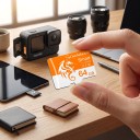Cartão de Memória Micro SD SomnAmbulist 64 GB Classe 10 U3 UHS-I 1,5 x 1,1 cm Resina Epóxi Laranja e Branca Para telemóvel e câmara 6