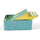 Cartas de Tarot con caja de metal paquete para adivinación 10,3 x 6,2 cm estuche metálico conjunto compacto para lectura de tarot 4