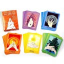 Cartas de tarot oraculares 68 pcs ilustraciones mudras 10,5 x 7,5 cm paquete colorido para lectura de cartas y trabajo con simbolismo 2