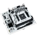 Carte mère MACHINIST B450 AM4 avec support AMD Ryzen 1–5 DDR4 64 Go double canal M.2 NVME HDMI VGA USB3.0 LAN gigabit micro ATX 2