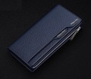 Carteira de couro grande para homem M651 2