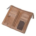 Carteira de couro para homem grande M483 2