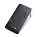 Carteira de pele grande para homem M535 2