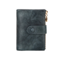 Carteira feminina dobrável 13 x 9 x 3 cm Couro sintético Grande capacidade para cartões de crédito, débito e de fidelidade Design elegante 8