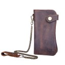 Carteira retro de couro para homem M475 3