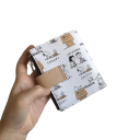 Carteira Snoopy 11,8 x 9,3 cm bolsa PU para moedas e cartões Carteira com fecho de zip Carteira desenhada com compartimentos Presente de anime 2