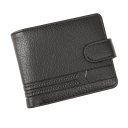 Cartera de hombre 10 x 12 cm de piel sintética con bolsillo para monedas y tarjetas Cartera moderna para hombre Cartera de hombre elegante 1