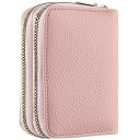 Cartera de mujer 11,5 x 8,5 x 4 cm Dos bolsillos con cremallera Superficie estampada Cuero de poliuretano Diseño compacto para uso diario 6