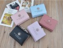 Cartera de mujer con rosa -J789 2