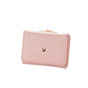 Cartera desplegable para mujer 10–40,5 cm Detalle de corazón Bolsillo con broche Cuero sintético y polivinilo Diseño compacto 7