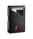 Cartera para hombre 11,5 x 8,5 cm de piel PU Compartimentos para tarjetas Cartera estilosa y práctica para hombres 2