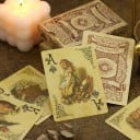 Cartes à jouer Alice au pays des merveilles avec des illustrations vintage pour les jeux de rami, canasta et autres jeux de cartes pour enfants 6