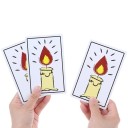 Cartes de magie avec bougie 4