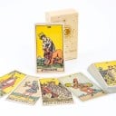 Cartes de tarot classiques 78 pcs divination du destin 10,4 x 6,1 cm illustrations en couleur paquet pour tirage de tarot et travail 3