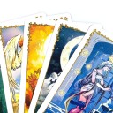 Cartes de tarot édition mystique 10,5 x 6,1 cm illustrations en papier multicolores version anglaise pour la divination et la voyance 4