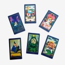 Cărți de tarot Alenka în Țara Minunilor, pachet ilustrat de cărți de tarot colorate cu motive de basm pentru citirea destinului 3