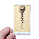 Cărți de tarot gotice stil horror pachet 78 de cărți 10,3 x 6 cm cărți ilustrate pentru citirea tarotului și lucrul cu simbolistica 3