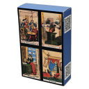 Cărți de tarot ilustrate, pachet de 52 de cărți, 9 x 6 cm, cărți de tarot clasice pentru citirea destinului și lucrul cu simboluri 2
