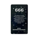 Cărți de tarot versiunea spaniolă 53 de cărți 10,5 x 6,2 cm cărți negre cu numere și text pentru interpretarea tarotului și lucrul cu simbolistica 5