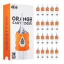 Cartridge-tatuointineulat 1215MI 20 kpl Kertakäyttöiset steriilit 0,35 mm Magnum Silikonimembraani Oranssi Koneisiin, joissa on pidike 1