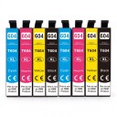 Cartucce d'inchiostro Epson 604XL 8 pz Compatibili T604XL Con chip Nero Ciano Magenta e Giallo Per XP-2200 XP-3200 XP-4200 WF-2910 1