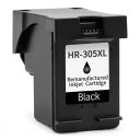 Cartuccia d'inchiostro rigenerata HP 305XL Nera 18 ml Per 600 pagine Con chip Per stampanti HP DeskJet 2700 2720 4110 4120 4130 e Envy 6020 1