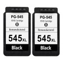 Cartuchos de tinta PG-545XL 2 pcs Compatíveis com Canon PG-545 18 ml Tinta à base de corante Com chip Preta Para Pixma MG3050 MG2550 MG2450 MX495 1