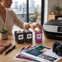 Cartușe de cerneală refăcute HP 305XL Set 3 buc 2x Negru 20 ml și 1x Tricolor 18 ml Pentru imprimante HP DeskJet 2700 2710 2720 2721 4110 4