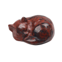 Carved Mineral Stone in the Shape of a Cat 4 cm Natural Mineral Decorative Stone Figurine for Collectors and Interiors 9