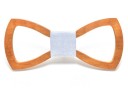 Carved Wooden Bow Tie J650 6