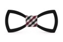 Carved Wooden Bow Tie J650 12