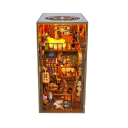 Casă de păpuși 11,6 x 18,3 x 22 cm Kit de construcție 3D din lemn cu mobilier și lumină LED Model DIY Casă în miniatură Asamblare manuală Decorare 2