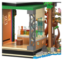 Casă în pădure 20 x 23 x 20 cm 1108 piese Cabana iluminată cu LED Micro blocuri de construcție Set pentru copii și adulți Casă creativă din natură pentru expunere 5