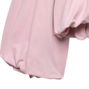 Casaco bomber oversized feminino com mangas largas e fecho éclair com gola rosa em poliéster para uso casual na cidade e no dia a dia 9