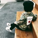 Casaco camuflado para meninas 9