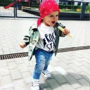 Casaco camuflado para meninas 13