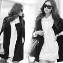 Casaco casual feminino - Preto 3