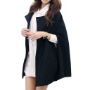 Casaco casual feminino - Preto 4