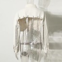 Casaco de ganga feminino P1831 2