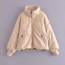 Casaco de Inverno Feminino em Pele Sintética P1589 1