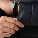 Casaco de Inverno Masculino Unisex à Prova de Vento com Capuz Fecho de Zip Casaco de Poliéster com Bordado na Manga Design Quente para o Inverno 10