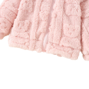 Casaco de Inverno para Meninas com Capuz e Motivo de Ursinhos 5