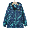 Casaco de Inverno para Rapazes com Capuz Casaco Aconchegante com Fecho de Correr Roupa de Outono e Inverno Material Confortável de Algodão e Poliéster para Uso Diário 2