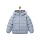 Casaco de Inverno Unisex para Crianças com Fecho e Capuz Casaco de Nylon Quente para o Frio Casaco de Inverno Leve e Aconchegante para Rapazes e Raparigas 6