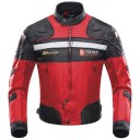 Casaco de motard masculina com protecções Casaco de protecção para moto com ventilação Casaco desportiva ajustável para condução de moto e corridas 2