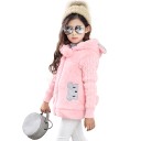 Casaco de peluche para menina J1270 5