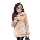 Casaco de peluche para menina J1270 15