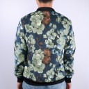 Casaco de primavera masculino com flores - Azul A1491 4